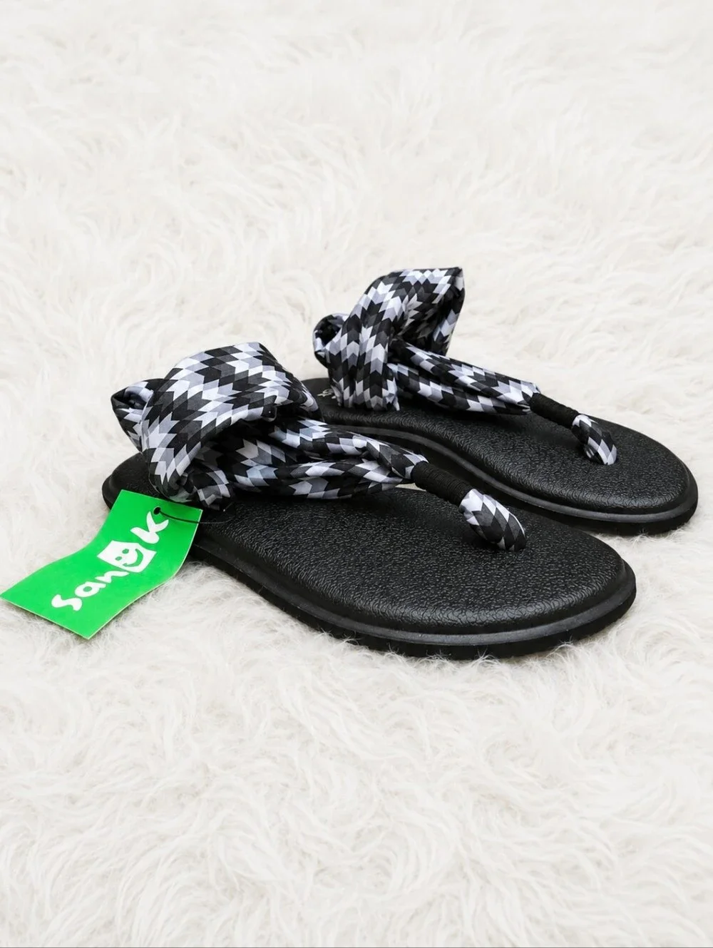 Sanuk Lil Yoga Sling 2 Prints Sandals Flip Flops New With Tags